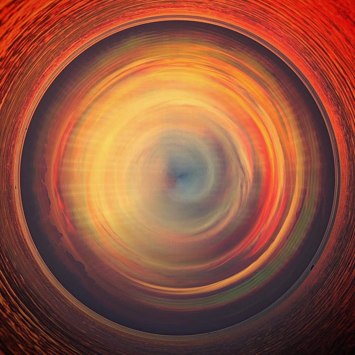 vibrant circular color swirl