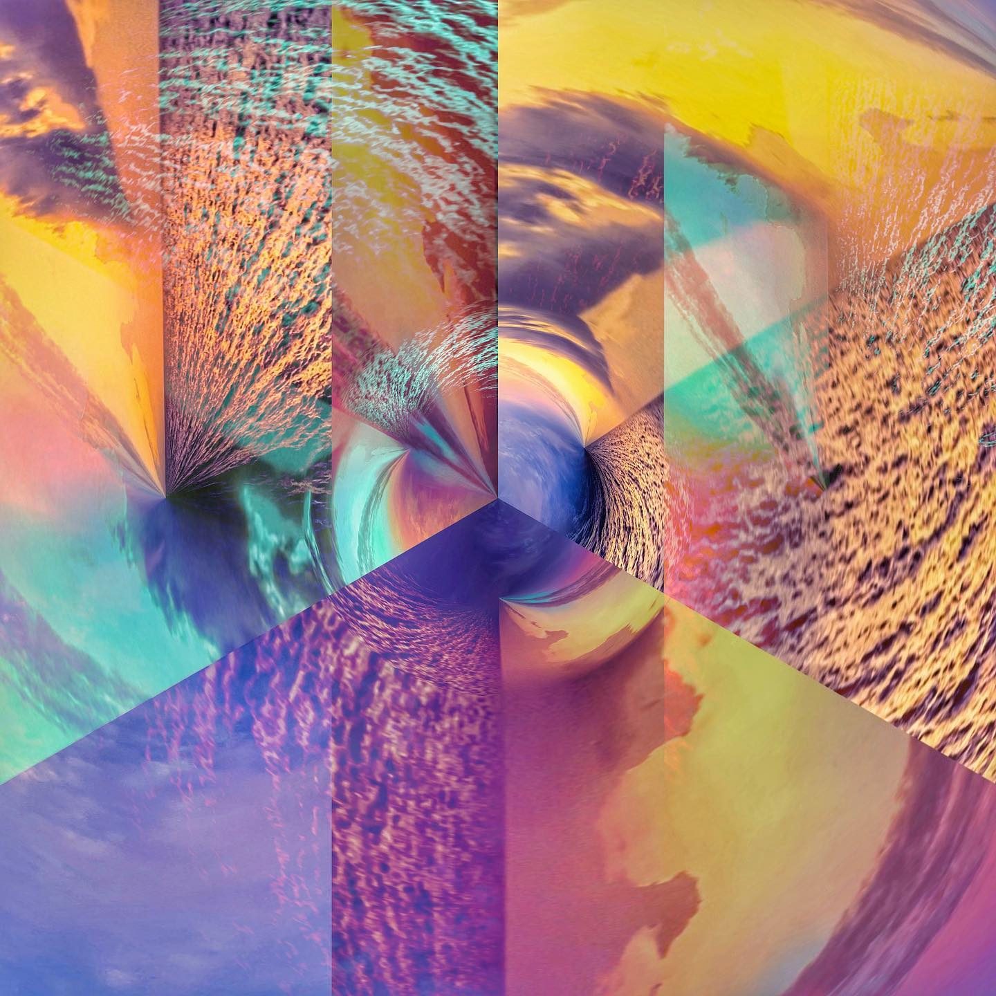 kaleidoscopic abstract digital artwork